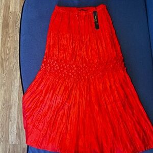 Elegant Red Skirt